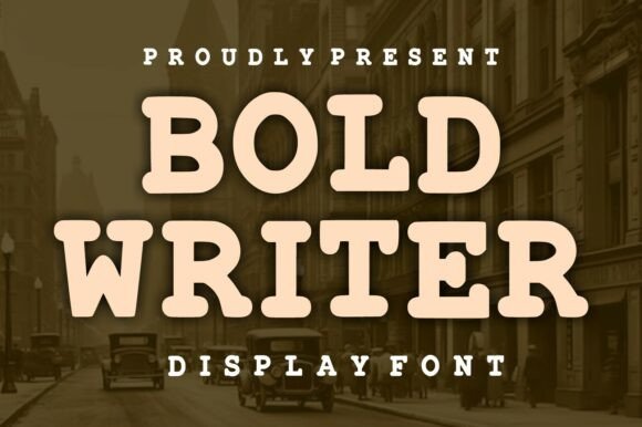 Bold Writer: A Vintage-Style Font for Modern Impact