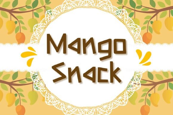 Bring a Burst of Tropical Flavor to Your Designs with Mango Snack