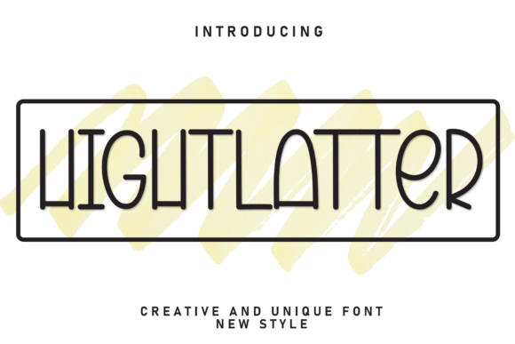 Discover the Charm of Hightlatter: A Hand-Drawn Display Font for Your Creative Projects