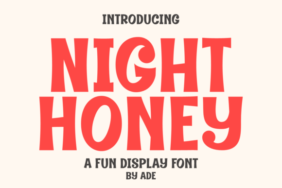 Discover the Charm of Night Honey Font