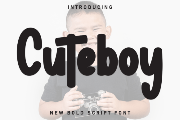 Discover the Charming Universe of Cuteboy Font