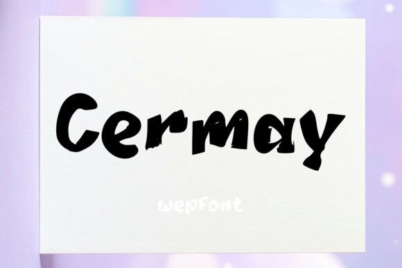 Discover the Whimsical Charm of Cermay: A Versatile Display Font