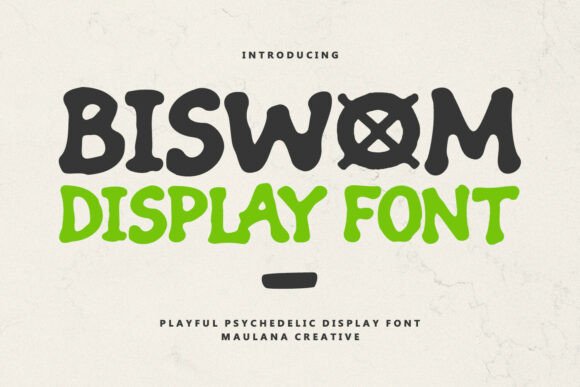 Exploring Biswom: A Dynamic Font for Creative Expression
