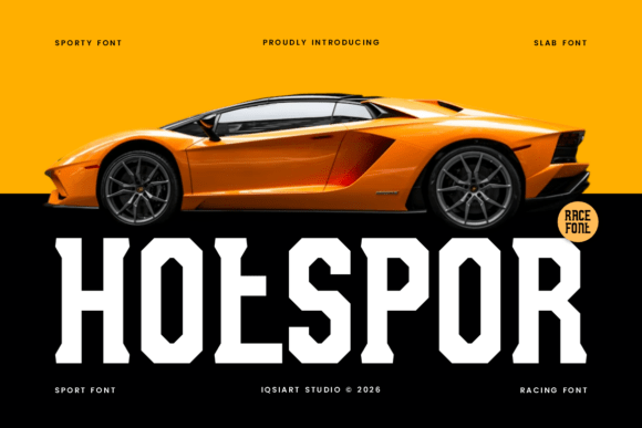 Hotspor: Elevating Your Design with Bold Typography