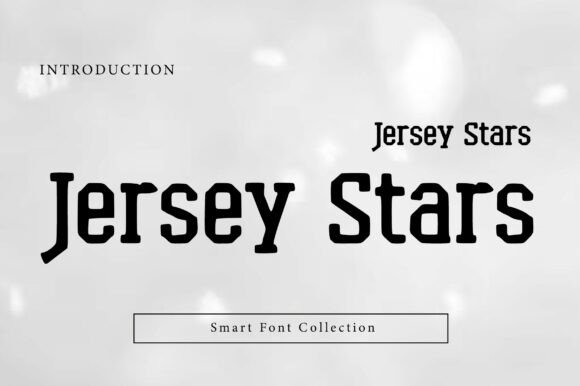 Jersey Stars: Perfect for Sporty, Bold Designs