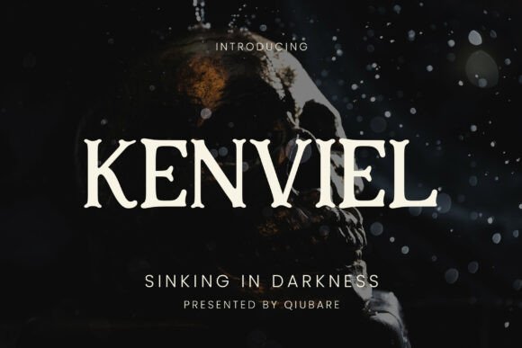 Kenviel: Embrace the Dark Elegance in Typography