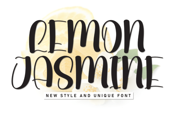 Lemon Jasmine: A Charming Handwritten Display Font for Playful Elegance