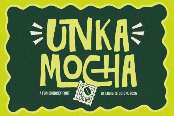 Unka Mocha: A Playful and Inviting Display Font