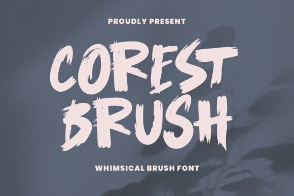 Unleash Creativity with Corest Brush: A Bold and Versatile Display Font