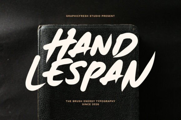 Unleashing Creativity with Hand Lespan: A Bold and Dynamic Brush Font